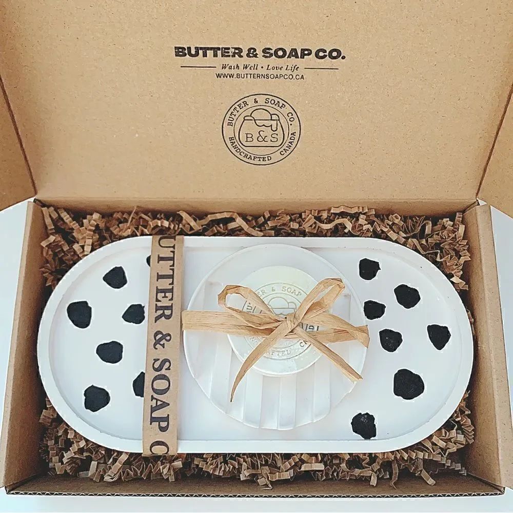 🖤Lavender Essential Oil Shea Soap Gift Box